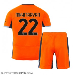 Inter Milan Henrikh Mkhitaryan #22 Tredje tröja Barn 2023-24 Kortärmad (+ korta byxor)